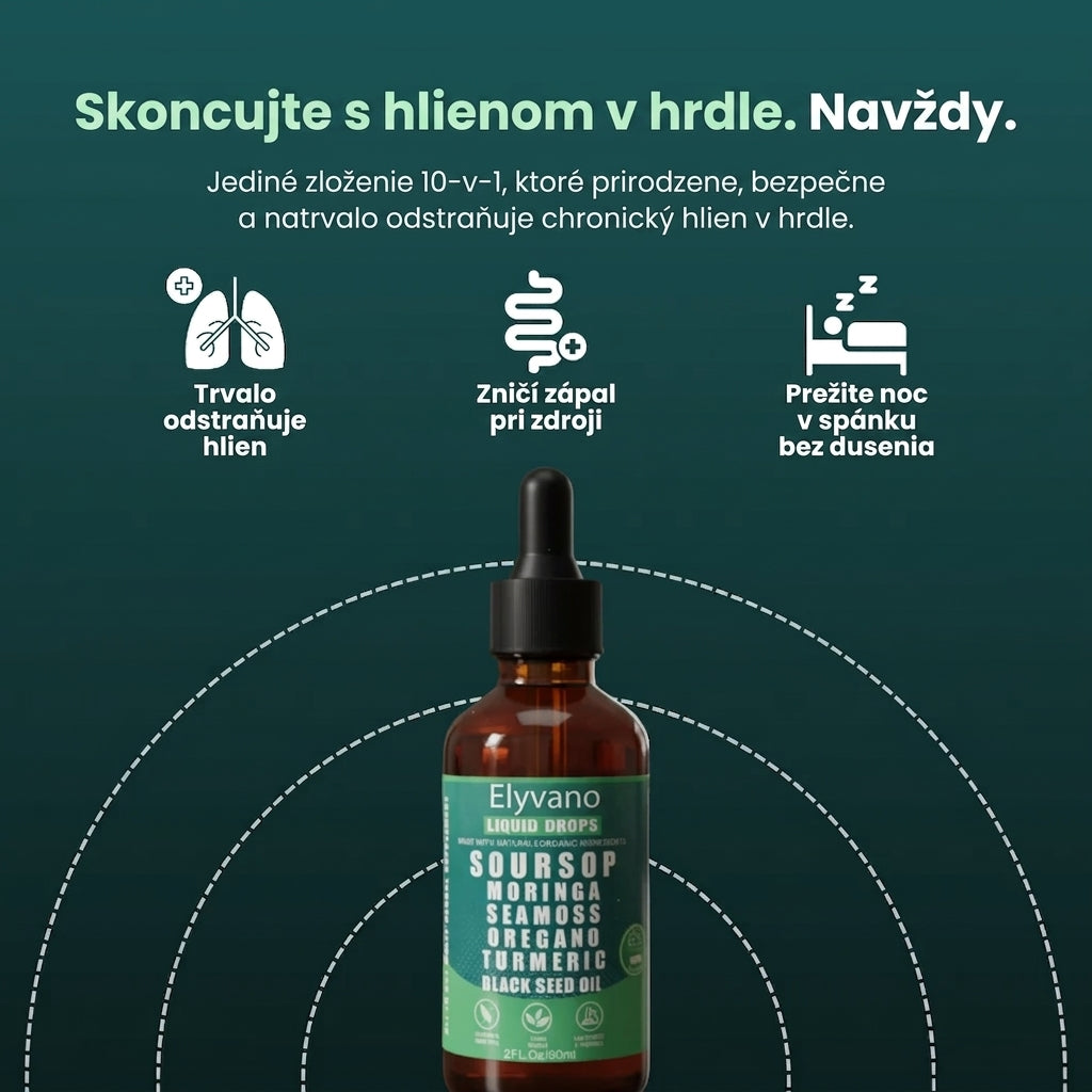 Elyvano – Prírodné kvapky z soropu